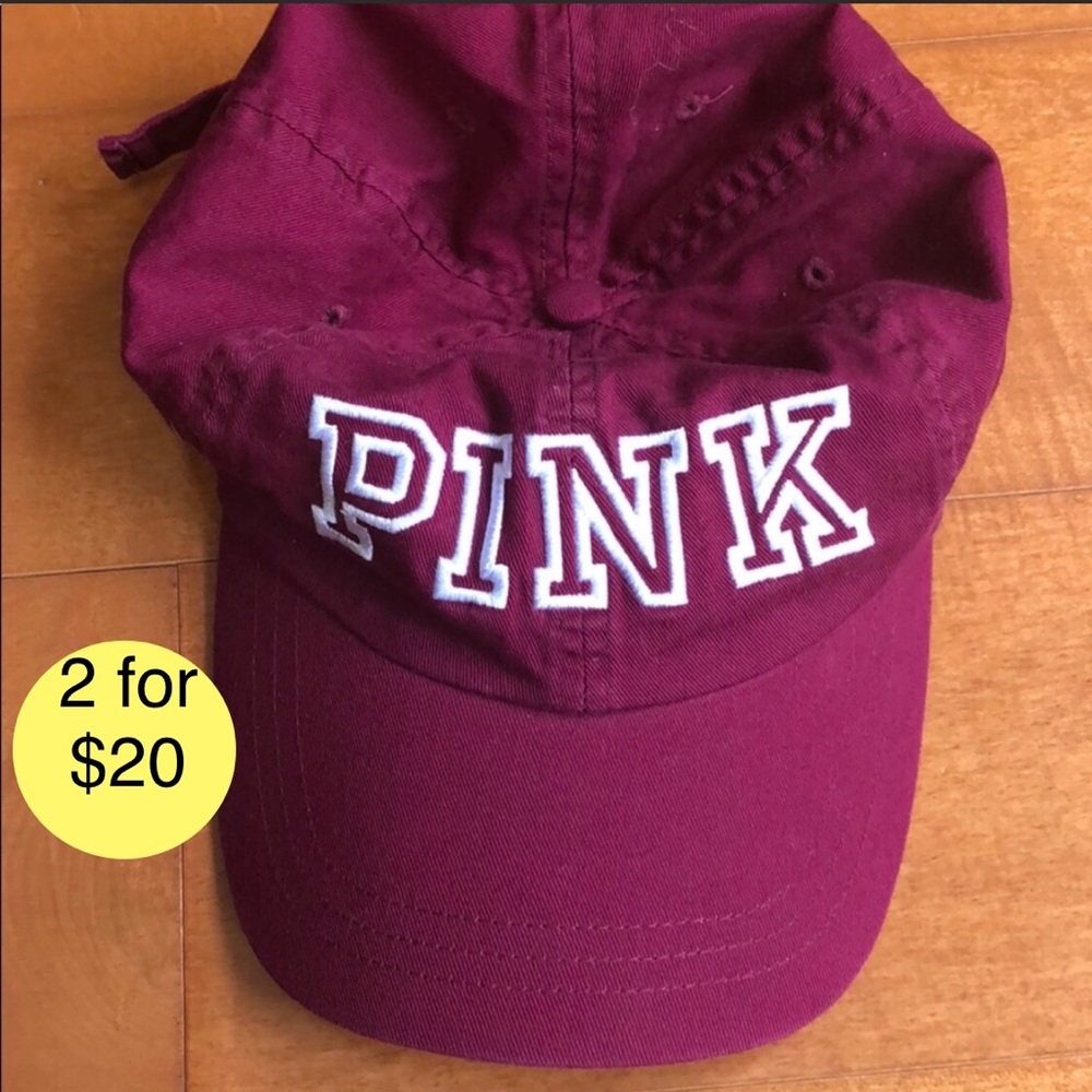 Pink maroon hat